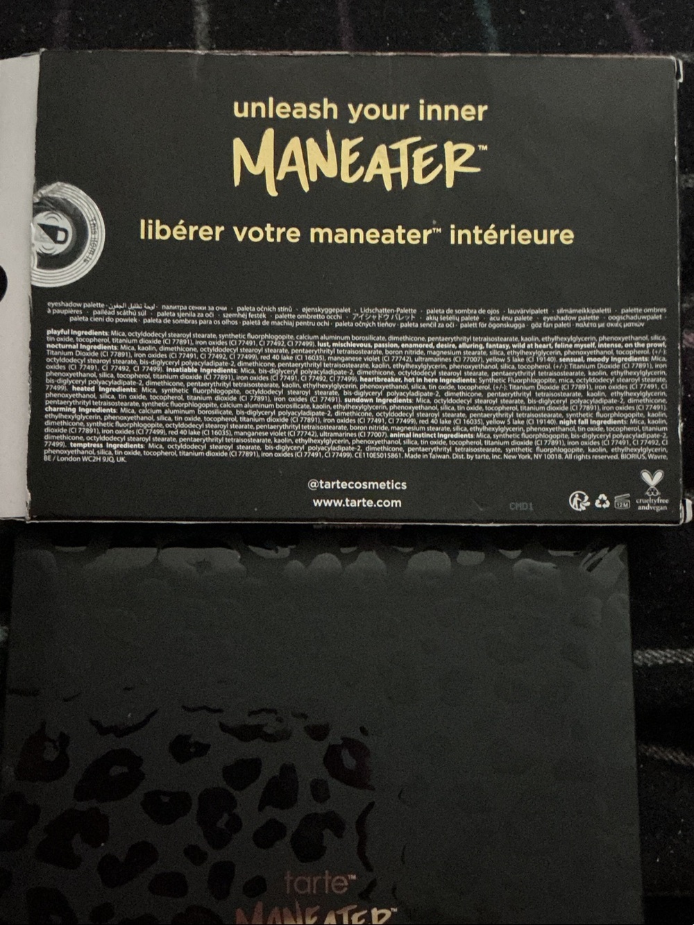 Tarte Maneater Eyeshadow Palette - Neutral, Pink, Plum & Gold Shades - Picture 9 of 9
